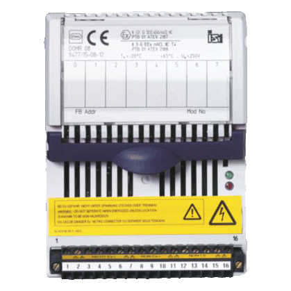 Digital Output Module Relay Ex nA Outputs for Zone 2 / Div. 2 Series 9477/15